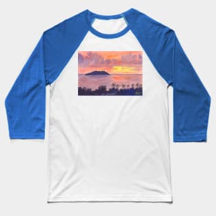 Sunset in French Guiana, South America Baseball T-Shirt